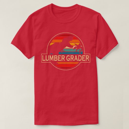 Lumber Grader Dinosaur T-Shirt (Design vorne)