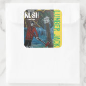LUMBER JACK KUSH QUADRATISCHER AUFKLEBER (Tasche)