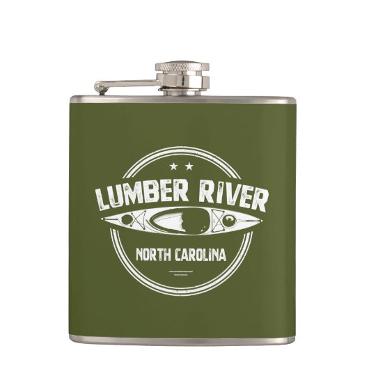 Lumber River, North Carolina Flachmann (Vorderseite)