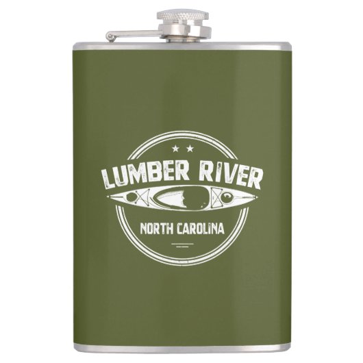 Lumber River, North Carolina Flachmann (Vorderseite)