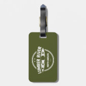 Lumber River, North Carolina Gepäckanhänger (Rückseite vertikal)