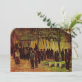 Lumber Sale von Vincent van Gogh Einladung (Stehend Vorderseite)