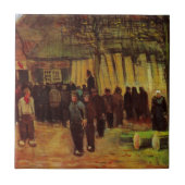 Lumber Sale von Vincent van Gogh Fliese (Vorderseite)