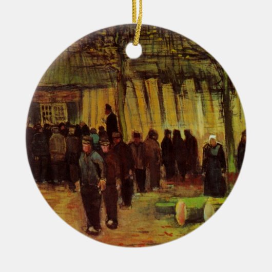 Lumber Sale von Vincent van Gogh Keramik Ornament (Vorne)