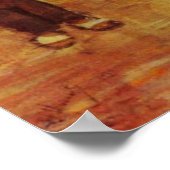 Lumber Sale von Vincent van Gogh Poster (Ecke)