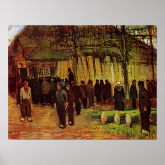 Lumber Sale von Vincent van Gogh Poster (Vorne)
