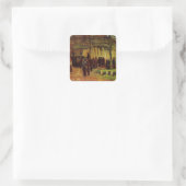 Lumber Sale von Vincent van Gogh Quadratischer Aufkleber (Tasche)