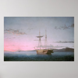 Lumber Schooners - Fitz Henry Lane Fine Art Poster