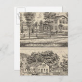 Lumber und Grist Mills in Arlington Vermont Postkarte (Vorne/Hinten)