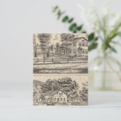 Lumber und Grist Mills in Arlington Vermont Postkarte (Stehend Vorderseite)