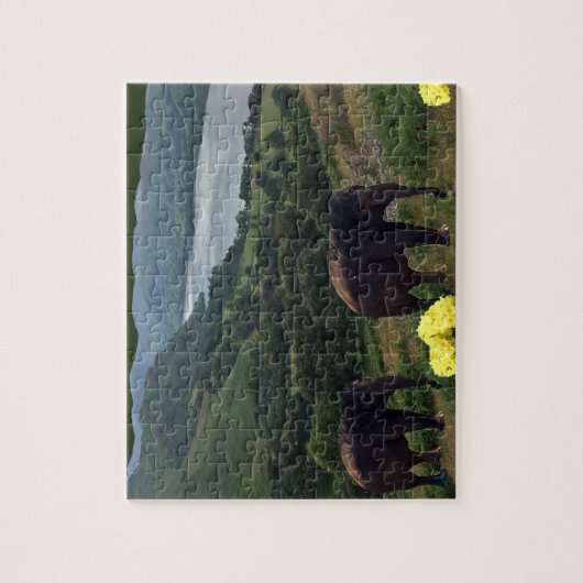 Lumbering Elephants Jigsaw Puzzle (Vertikal)