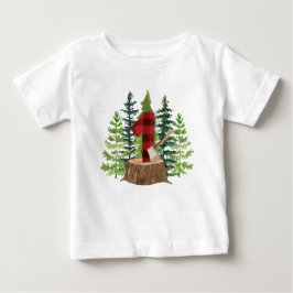 Lumberjack 1. Geburtstag Buffalo Kariert Baby T-shirt