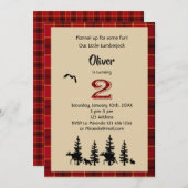 Lumberjack 2. Party Einladung (Vorne/Hinten)