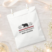 Lumberjack Bear Baby Boy Gunst Bags Geschenktütchen (Ausgeschnitten)