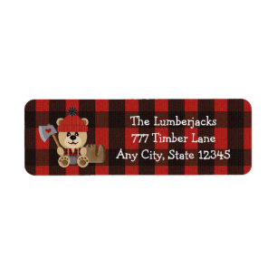 Lumberjack Bear Wilderness Themed Baby Dusche