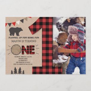 Lumberjack Birthday Einladung Woodland Geburtstag