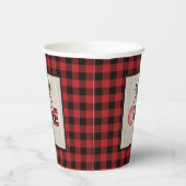 Lumberjack Birthday Paper Cup - ONE LJ Pappbecher (Rechts)