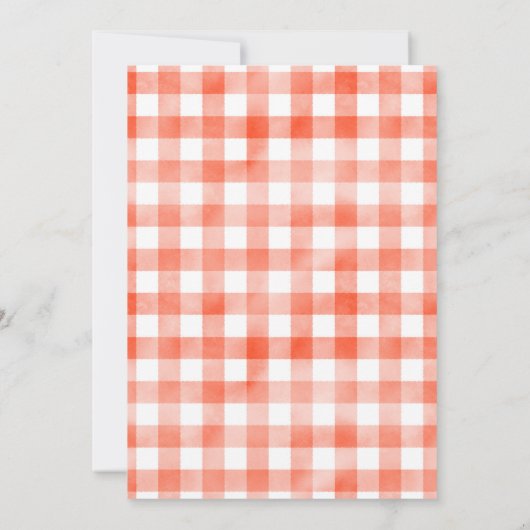 Lumberjack Birthday Party Einladung (Rückseite)