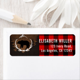 Lumberjack Birthday Rücksendeadresse