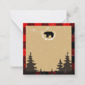 Lumberjack Birthday Vielen Dank Mitteilungskarte (Vorderseite)