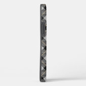 Lumberjack Black Grau Kariertes Muster Case-Mate iPhone Hülle (Rückseite / Rechts)