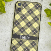 Lumberjack Black & Yellow Kariert Case-Mate iPhone Hülle