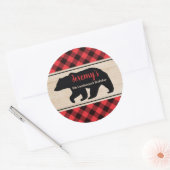 Lumberjack Boy Birthday Party Gefallen Sticker (Umschlag)