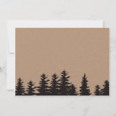 Lumberjack Boy Erster Geburtstag Foto Einladung (Rückseite)