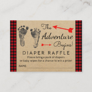 Lumberjack Buffalo Kariert Boys Diaper Raffel Tick Begleitkarte