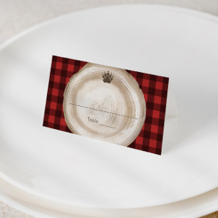 Lumberjack Buffalo Kariert Food Platzkarte