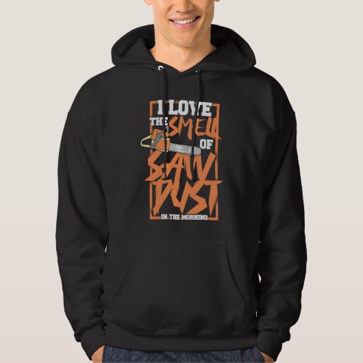 Lumberjack Chainsaw Logger Chopping Tool Trunk Hoodie (Vorderseite)
