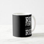 Lumberjack Chainsaw Run Forest Run Funny Kaffeetasse (VorderseiteRechts)