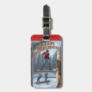 "Lumberjack Country" Gepäckanhänger