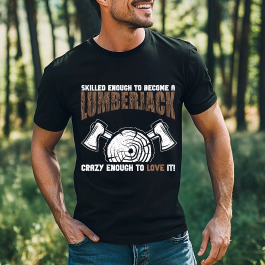 Lumberjack-Design T-Shirt