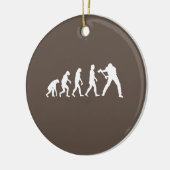 Lumberjack-Evolution Keramik Ornament (Links)
