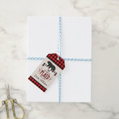 Lumberjack Gastgeschenk Vielen Dank Tag Geschenkanhänger (Mit Garn)