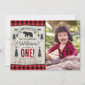 Lumberjack Geburtstag Einladung Lumberjack Party (Vorderseite)