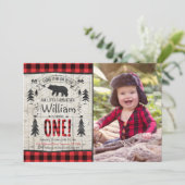 Lumberjack Geburtstag Einladung Lumberjack Party (Stehend Vorderseite)