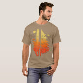 Lumberjack-Geschenk für Waldarbeiter Pine Chainsaw T-Shirt (Vorne ganz)