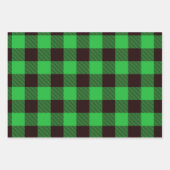 Lumberjack Kariert Geschenkpapier Set (Vorderseite 3)