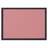 Lumberjack Kariert Tablecloth Red Black Rustic Fee Tischdecke (Vorderseite (Horizontal))