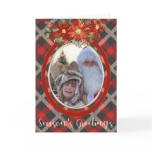 Lumberjack Kariert und Poinsettia Spray IHR FOTO