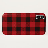 Lumberjack Land Weihnachten Roter Büffel kariert Case-Mate iPhone Hülle (Rückseite (Horizontal))