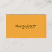 Lumberjack Logging Services Business Cards Visitenkarte (Rückseite)