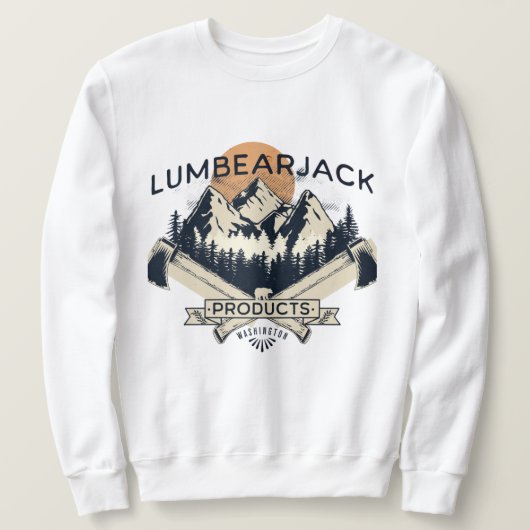 LUMBERJACK M0UNTAIN CREWNECK SWEATSHIRT (Design vorne)
