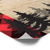 Lumberjack Party Frame Prop für Foto Stand Poster (Ecke)