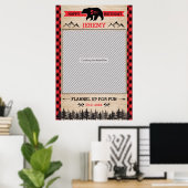 Lumberjack Party Frame Prop für Foto Stand Poster (Heimbüro)