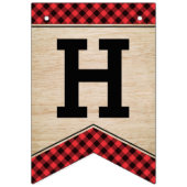 Lumberjack Party Happy Birthday Bunting Banner (Zweite Fahne)