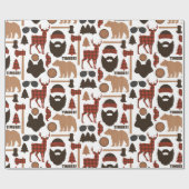 Lumberjack Pattern Geschenkpapier (Flach)