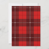 Lumberjack-Pfannkuchen Einladung (Rückseite)